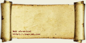 Janko Draganović vizit kartica